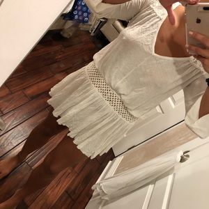 free people white coverup